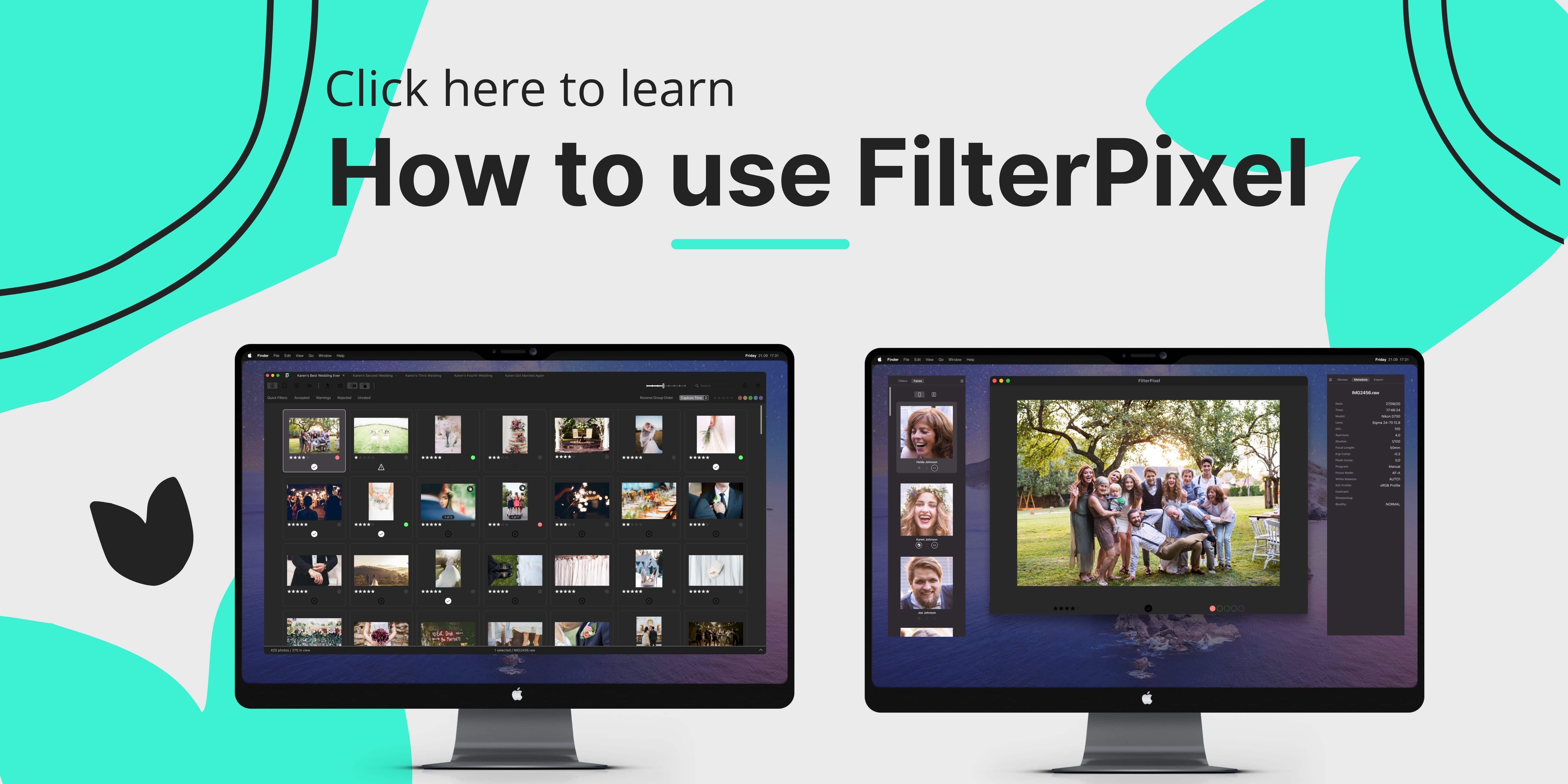 How to use FilterPixel PC mac